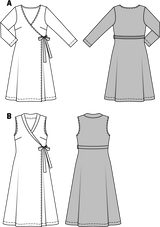 Patron n°6759 : Robe croisée