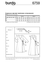 Patron n°6759 : Robe croisée