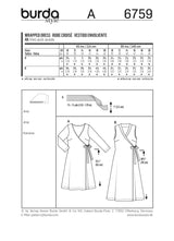 Patron n°6759 : Robe croisée