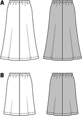 Boss n ° 6818: light skirt