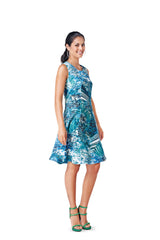 Patron n ° 6821: Curved dress