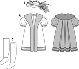 Patron n ° 6887: Historical disguise