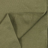 Jersey french terry coton Bio vert olive