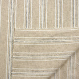 Polyester and linen with Lurex Silver Margot natural background