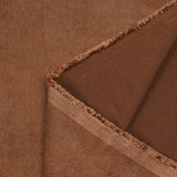 Polyester velvet fine brown coasts hazelnut