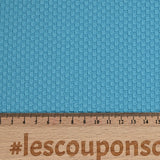 Azure blue honeycomb jersey