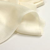 100% Soie sauvage écrue