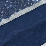 Chambray matt printed tie and dyed anchor