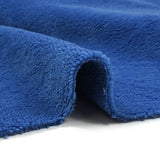 Royal blue bamboo sponge fabric sold per meter
