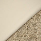 Crêpe georgette de soie rayé ton sur ton blanc cassé