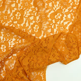 Dentelle polyester Sandrine moutarde