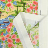 Beautiful summer printed polycoton at the beach