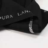 Gabardine de laine vierge noir