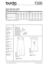 Patron n ° 7100: dress