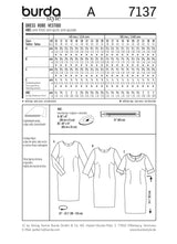 Patron n°7137 : Robe cintrée