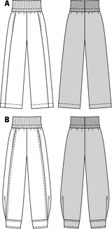 Patron n°: 7400 Pantalon