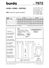 Patron n ° 7972: dress