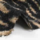 Beige and black tiger lining