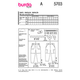 Burda boss n ° 5703: pants