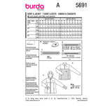Burda Boss N ° 5691: Chaqueta y camiseta
