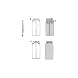 Burda boss n ° 5715: skirt