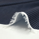 Print microfiber polyester pied of dark blue chip