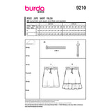 Burda Kids Boss N ° 9210: falda