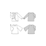 Burda boss n ° 5692: blouse & high