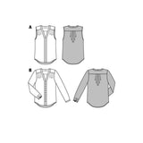 Patron Burda n°6632 : Blouse