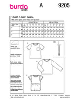 Burda Kids Boss N ° 9205: camiseta
