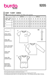 Burda Kids Boss N ° 9205: camiseta