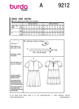 Burda Kids boss n ° 9212: dress