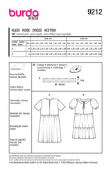 Burda Kids boss n ° 9212: dress