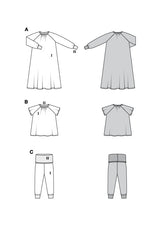 Burda child boss n ° 9218: PYJAMA set