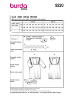 Burda children's boss n ° 9220: dress