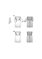 Burda children's boss n ° 9220: dress