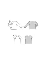 Patron Burda Enfant n°9227 : T-shirt