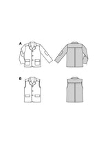 Burda children's boss n ° 9234: jacket & vest