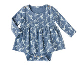 Patron Burda n°9347: Robe avec body bébé