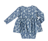 Patron Burda n°9347: Robe avec body bébé