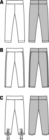 Patron n ° 9415: Children's leggings