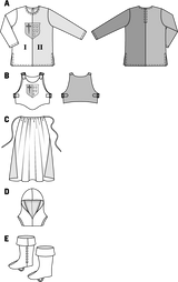 Patron n ° 9446: Knight sewn Hand 3