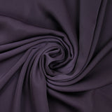 Voile de polyester satiné aubergine
