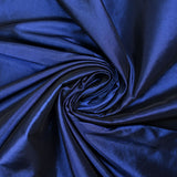 Polyester brillant Nadia rose bleu de minuit