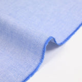 Coton tissé teint bleu lavé