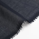 Voile de coton bleu marine