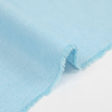Coton tissé teint bleu ciel