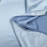 Ice blue polyester satin