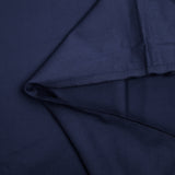 Satin de coton bleu marine