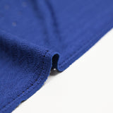 Maille polyester Paula ajourée et texturée bleu roi